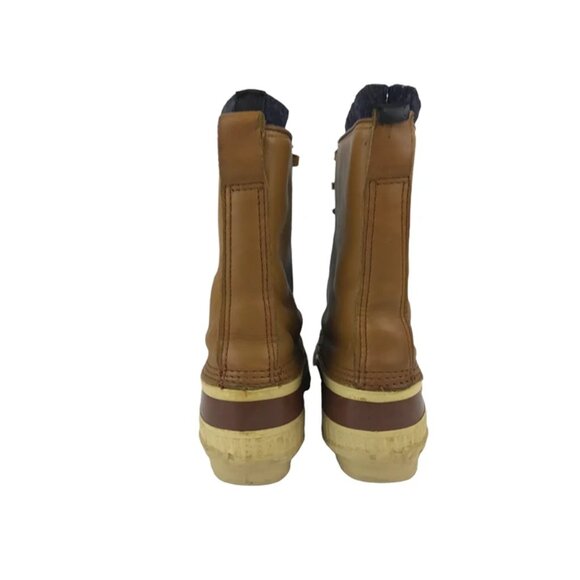 Sorel Womens Premium Kaufman Brown Beige Cheyenne Leather Snow Boots Size US 6 - Picture 4 of 10